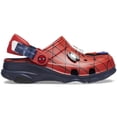 thumbnail image 1 of Zuecos Crocs Spiderman para niños, todo terreno, azul marino, talla 2, 1 of 7
