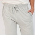 thumbnail image 3 of Real Essentials 3 Pack: Men's Cotton Jersey Soft Jogger Sleep Lounge Pajama Drawstring & Pockets (Available in Big & Tall), 3 of 4