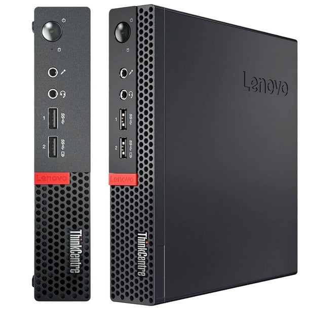 Lenovo ThinkCentre M710q Tiny Desktop Intel i7-6700T Hasta 3.60 GHz, 16 GB RAM 256 GB NVMe SSD integrado AX210 Wi-Fi 6E Bluetooth HDMI Teclado y mouse inalámbricos Windows 10 Pro (reacondicionado)