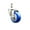 Swivel - No Brake - 1/2" Stem, variant on 3 Inch 316SS Blue Polyurethane Wheel Swivel ½ Inch Threaded Stem Caster SCC