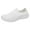 White, variant on Sngxgn Women's Fashion Casual Mesh Breathable Slip On Sneakers Loafers Shoes Women's Shoes(White,10)