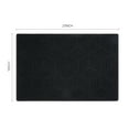 thumbnail image 2 of (2 pack) Mainstays Solid High Low Loop Kitchen Mat 18"x 27" Black, 2 of 10