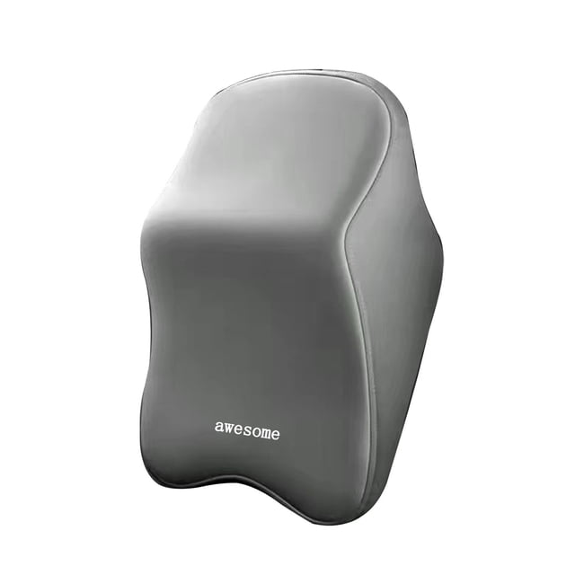 Pisexur Accesorios para coches, Electrónica para cochesAlmohada cervical de espuma para coche, soporte lumbar protector para la espalda, cojín transpirable para reposacabezas de coche, alivia el estr