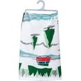 thumbnail image 3 of Pickup Truck and Holiday Tree Merry Christmas Kitchen Dish Towel, 3 of 3