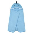 thumbnail image 5 of Lambs & Ivy Baby/Infant Luxury Cotton Terry Shark Hooded Bath Towel, 5 of 5