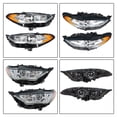 thumbnail image 5 of LABLT 2Pcs Halogen Headlights For 2017-2019 Ford Fusion Projector Headlamps w/LED DRL, 5 of 6