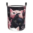 thumbnail image 1 of Fotbe Cute Kittens Group Portrait Cesto de Ropa con Asas, Cesto Impermeable de Gran Capacidad, Bolsa de Lavado para Dormitorio, Cesto de Ropa con Ruedas y Asas-Medium, 1 of 6