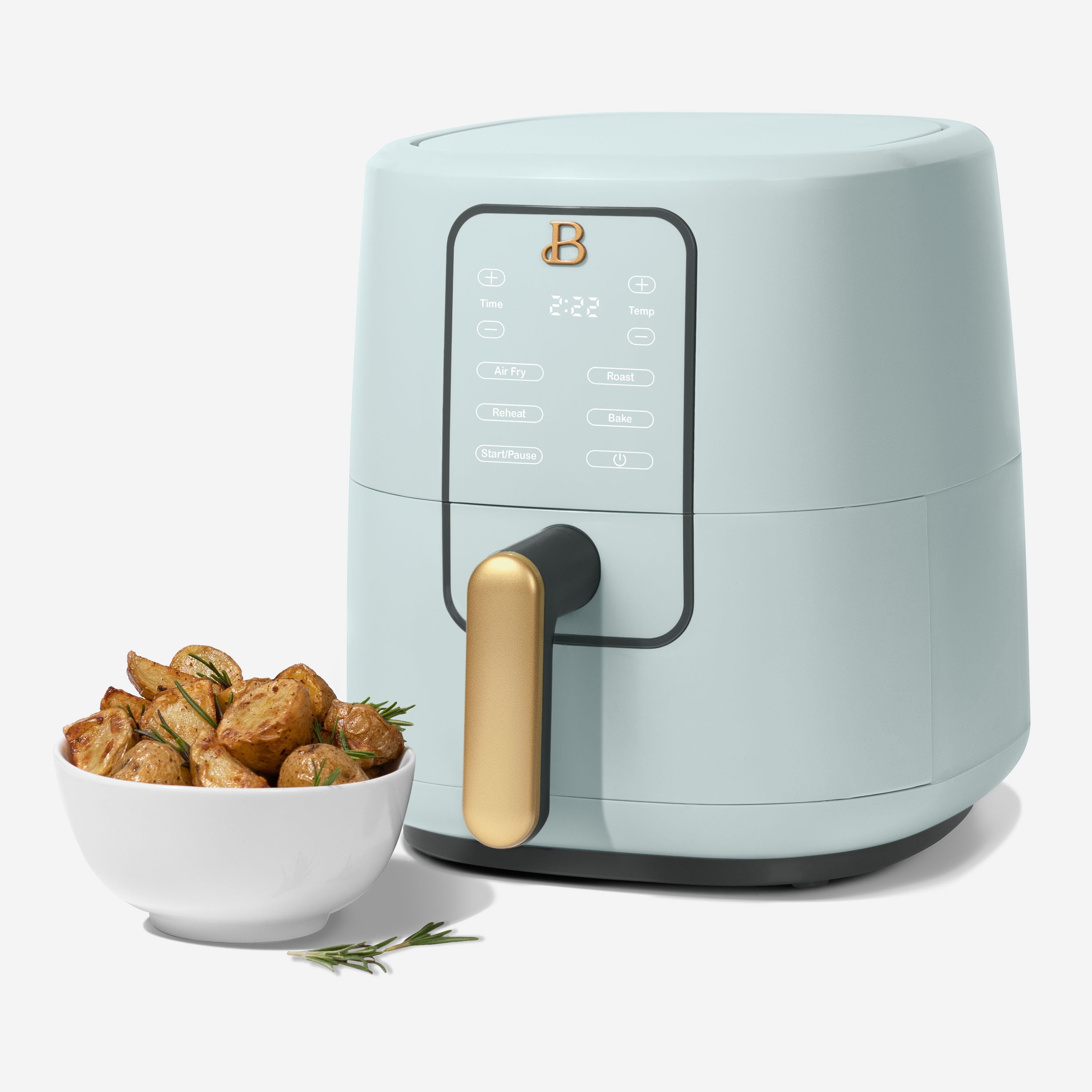 Beautiful 3 Qt Air Fryer with TurboCrisp Technology, Hydrangea by Drew Barrymore