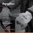 thumbnail image 5 of RefrigiWear Latex-Coated Cowhide Freezer Glove - Insulated Leather Work Gloves with Grip, -20°F Cold Protection, Warm Fleece Lining, 5 of 6