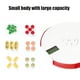 thumbnail image 5 of Organizador electrónico de recordatorios de medicamentos | Pastillero semanal portátil con alarma inteligente | Pastillero redondo de 7 compartimentos | Soporte de viaje para suplementos diarios, 5 of 8