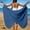 A-Blue, variant on Women Sarong Swimsuit Coverups Chiffon Long Bikini Wraps Sheer Beach Bathing Suit Cover Up Sarong With Waist And Sheer Draped