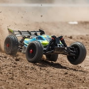 Arrma 1/8 Typhon 4x4 223s Blx Brushless Buggy Rtr With Dsc Blue/yellow Ara4306v4t4