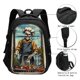thumbnail image 3 of Balery Skeleton Chef BBQ Scene Mochila con carga USB para hombre y mujer - Mochila impermeable y antirrobo para portátil con puerto USB para viajes, trabajo, estudios y universidad, 3 of 7