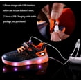thumbnail image 4 of Kids Light Up Shoes Led Flash Sneakers with Spider Upper USB Charge for Boys Girls Toddles Best Gift for Birthday Thanksgiving Christmas Day, 4 of 6