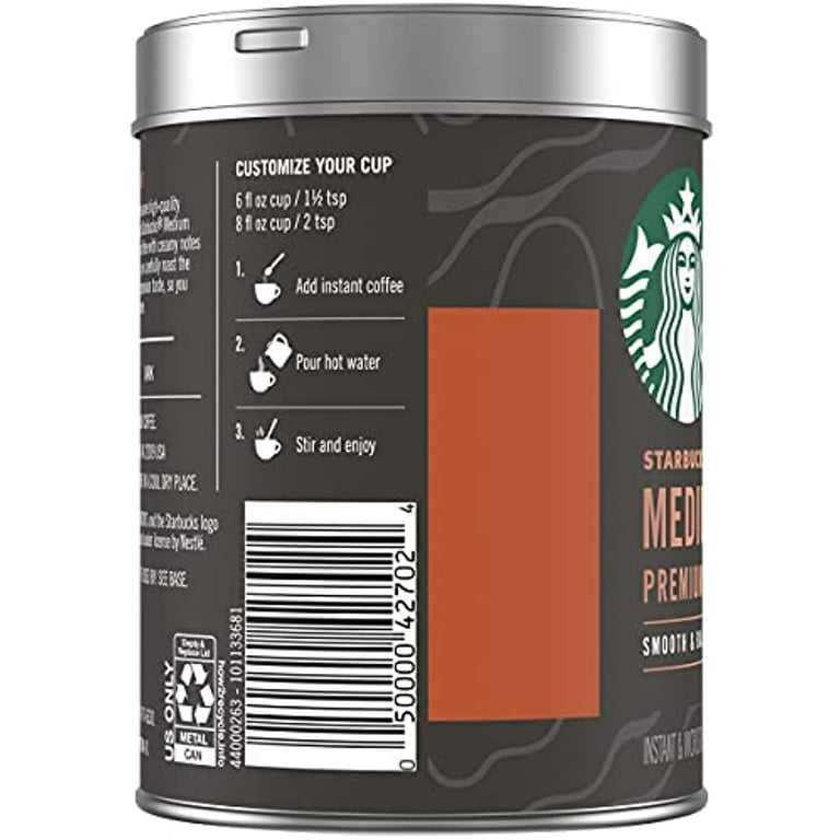 Starbucks Premium Instant Coffee Nutrition Facts Compare leaderland