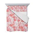 thumbnail image 7 of Red Pink Flowers Twin Size Down Alternative Comforter, Lightweight Comforter Quilt Bedding Set with Pillow Shams Watercolor Summer Botanical Floral All Seasons Bed Comforter Duvet Insert 68"x86", 7 of 7