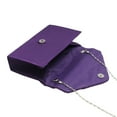 thumbnail image 6 of JoveMarine Women's Elegant Silk Satin Rhinestone Clutch Bag Convertible Shoulder Bag for Evening and Prom Fashion Handbag for Parties and Formal Events Purple, 6 of 7