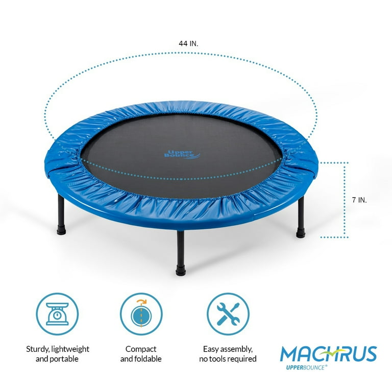 Upper Bounce Machrus Upper Bounce Mini Trampoline - Rebounder Exercise  Fitness Indoor Trampoline & Reviews