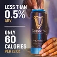 thumbnail image 4 of Guinness 0 Draught Non-Alcoholic Import Beer, 8 Pack Cans, 14.9 fl oz, less than 0.5% ABV, 4 of 9