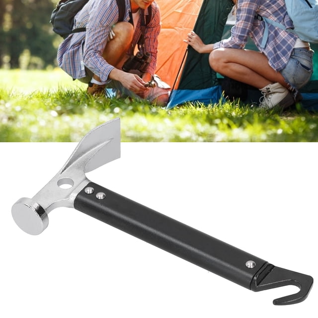 Martillo Para Acampar, Mazo Para Tienda, Estaca, Extractor De Clavijas, Removedor De Martillo, Mini Herramienta Portátil Para Exteriores De aleación De Aluminio