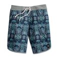 thumbnail image 1 of Shorts de baño Quiksilver con estampado abstracto para hombre azul 33, 1 of 2