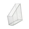thumbnail image 2 of Luzkey Magazine Holder Rack,File Holder,Office Supplies,Decorative File Box,Paperboard Book Organizer,Storage Box for Book Classroom clear, 2 of 8