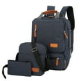thumbnail image 2 of Sentmoon Casual Backpack Three Piece Set, Large Capacity Student Backpack, Suitable For School And Outdoor Travel, Computer Bag For Men And Women With Large Capacity Up to 50% Off, 2 of 2