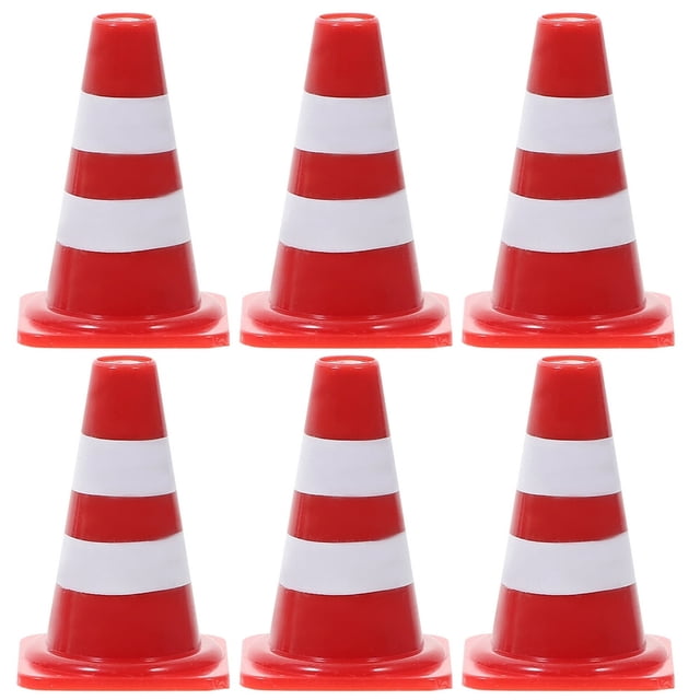 LEEYNEER 40Pcs Simulation Barricade Models Kindergarten Teaching Aids Traffic Sign Toys