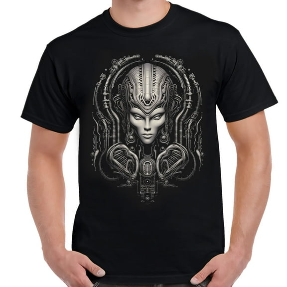 Gigeresque Priestess Art Adult T-Shirt-Medium