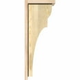 thumbnail image 3 of 8"W x 10"D x 26"H Yorktown Rough Sawn Corbel w/Backplate, Douglas Fir, 3 of 9