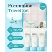 GOONGBE Pri mmune Travel Set, Shampoo and Bath 1.69 fl oz + Moisture Lotion 1.69 fl oz + Moisture Cream 1.69 fl oz, 3 Piece, 150 ml