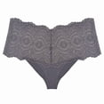 thumbnail image 1 of Bikini Ilusión para Dama, de Encaje Cintura Alta Gris Talla XG, 1 of 5