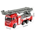 thumbnail image 2 of Ke1Clo Fire Engine Toy under $5! Simulation Alloy Childrens Model Car for Kids Emergency Vehicle Play with Moving Parts, 2 of 2