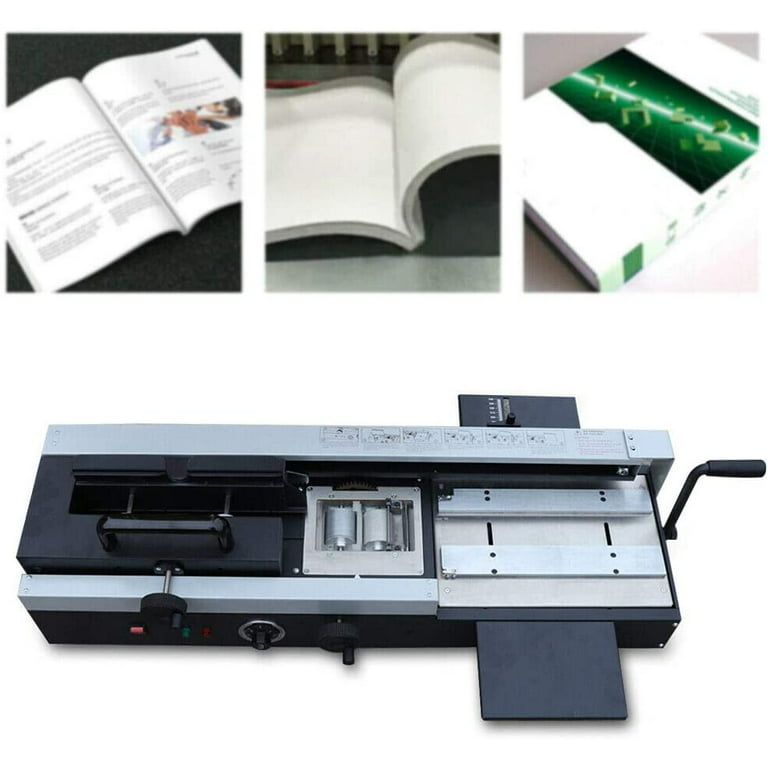 RD-JB-5 Hot melt glue binding machine booklet maker Desktop glue book  binding machine glue