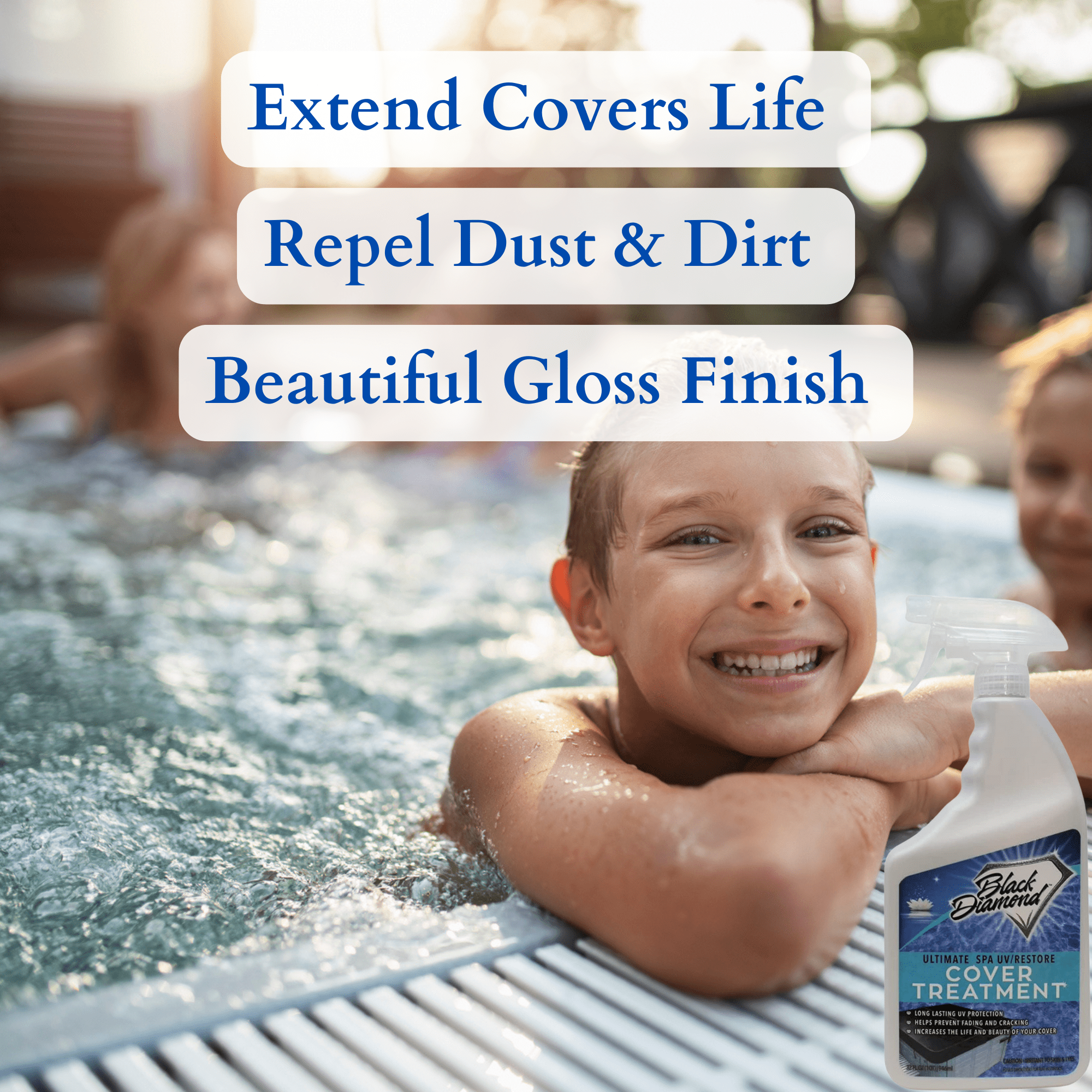 Black Diamond Stoneworks Ultimate UV/Restore Spa & Hot Tub Cover Cleaner, 32 Fl Oz