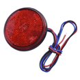 thumbnail image 2 of 2x Motorbike Motorcycle Round Reflector 24led Rear Tail Brake Stop Light Lamp, 2 of 5