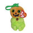 thumbnail image 2 of TY Beanie Baby (Beanie Bellies) - Hollow the Halloween Pumpkin (Plastic Key Clip - 4 inch), 2 of 2