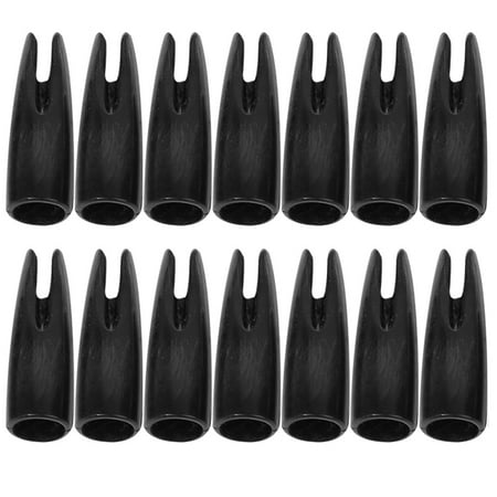 WAXIAYUZ 60 Archery Arrows 8MM Insert Tail for Compound Bow Black