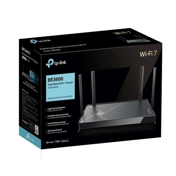 TP-Link Archer BE3600 Wi-Fi 7 ルーター　新品未開封 TP-Link Archer BE230 BE3600 Dual-Band Wi-Fi 7 Router - Walmart.ca