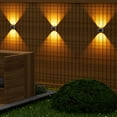thumbnail image 4 of WYBXZ Solar Outdoor Garden Lamp, Outdoor Waterproof Wall Washer Lamp, Solar Lights for Outside House Garden Patio Garage Porch(2PC), 4 of 10