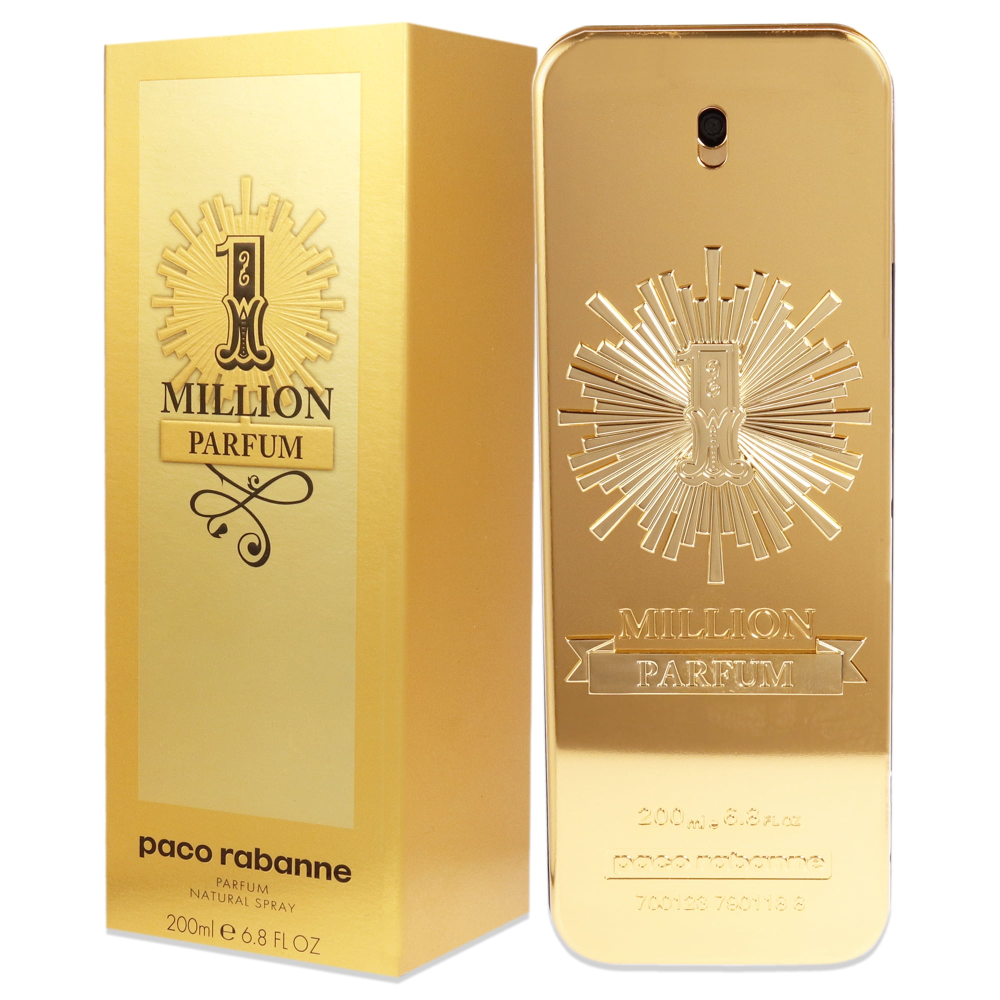 Paco Rabanne 1 Million Parfum, Warm Spicy Woody Fragrance, 6.8 oz