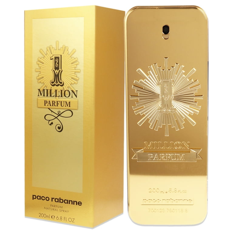 Paco Rabanne 1 Million Parfum, Warm Spicy Woody Fragrance, 6.8 oz