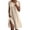Beige, variant on Wdgfv Womens Summer T Shirt Dress Casual Cap Sleeve Crewneck Loose Shift Mini Dresses