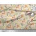 thumbnail image 2 of Soimoi White Rayon Fabric Mix Fruits Fabric Prints By Yard 42 Inch Wide, 2 of 3