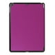 thumbnail image 2 of Funda de cuero con tapa horizontal y textura Custer para iPad 9.7 (2018) y iPad 9.7 (2017), con tres pliegues y función de suspensión/activación (negra), 2 of 5