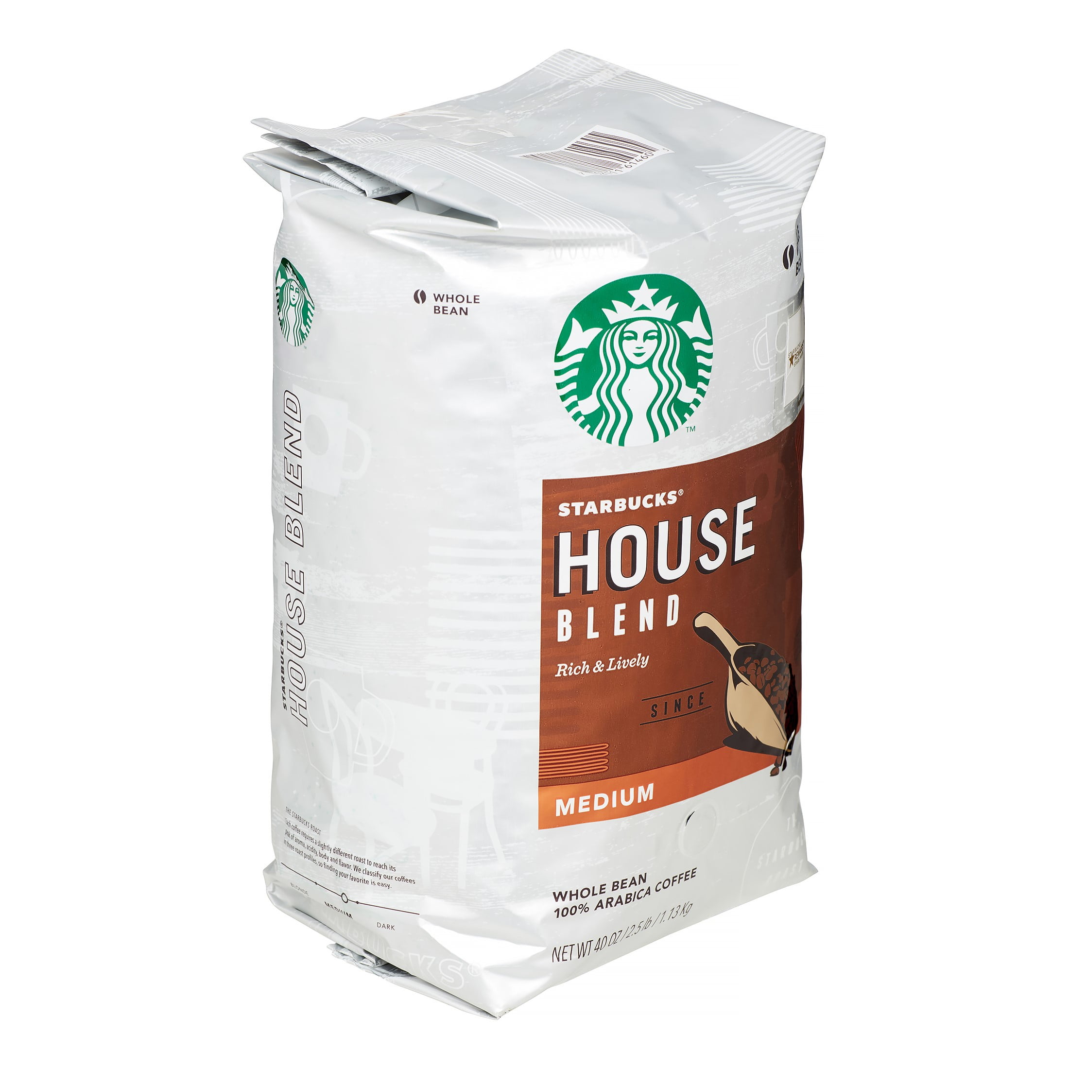 Starbucks house blend café en grains entiers, 40 oz