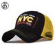 thumbnail image 2 of FS 2023 Summer Yellow Mesh Cap For Men Women New York City Trucker Hats High Quality Breathable Baseball Caps Casquette Homme54-60CM Gao Jinjia LED, 2 of 2