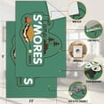 thumbnail image 6 of Ottomanson Hershey Smores Logo Non-Slip Rubberback 3x5 Machine Washable Area Rug, 3'3" x 5', Green, 6 of 7