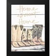 thumbnail image 2 of Josefina 11x14 Black Modern Framed Museum Art Print Titled - Home Sweet Home Boots in Shape, 2 of 5