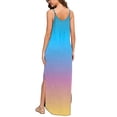 thumbnail image 4 of Ichuanyi liquidación de la moda mujeres vestidos de impresión de cuello en v casual vestidos de mangases de verano ICHUANYI WER2023081604108, 4 of 6